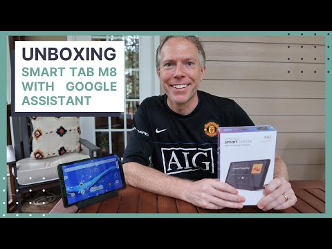 UNBOXING Lenovo Smart Tab M8 with Google Assistant