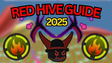 *BEST* Updated Red Hive Guide (2025) | Roblox Bee Swarm Simulator