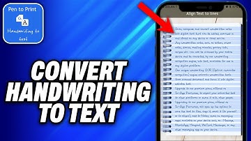 How To Convert Handwriting to Text (2025) - Easy Fix