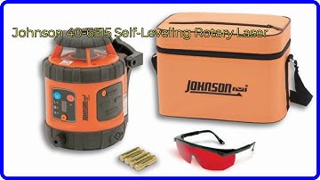 REVIEW (2025): Johnson 40-6515 Self-Leveling Rotary Laser. ESSENTIAL details.
