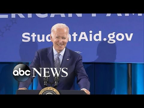 Biden delivers remarks on student loan debt relief and the economy l abc news