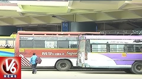 TSRTC Begins MGBS And JBS Bus Stations Renovation Works | V6 News