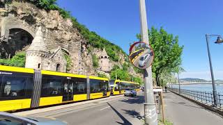 [4K] [KIB3DI] Virtual Walk Hungary - BUDAPEST - Szabadság hídtól a Rudas gyógyfürdőig