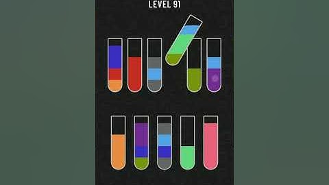water sort puzzle level 91 | walkthrough solution | Mini Gamer World