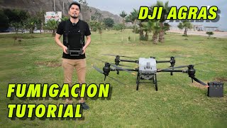 TUTORIAL Fumigación Plan de Vuelo DJI AGRAS GUIA COMPLETA