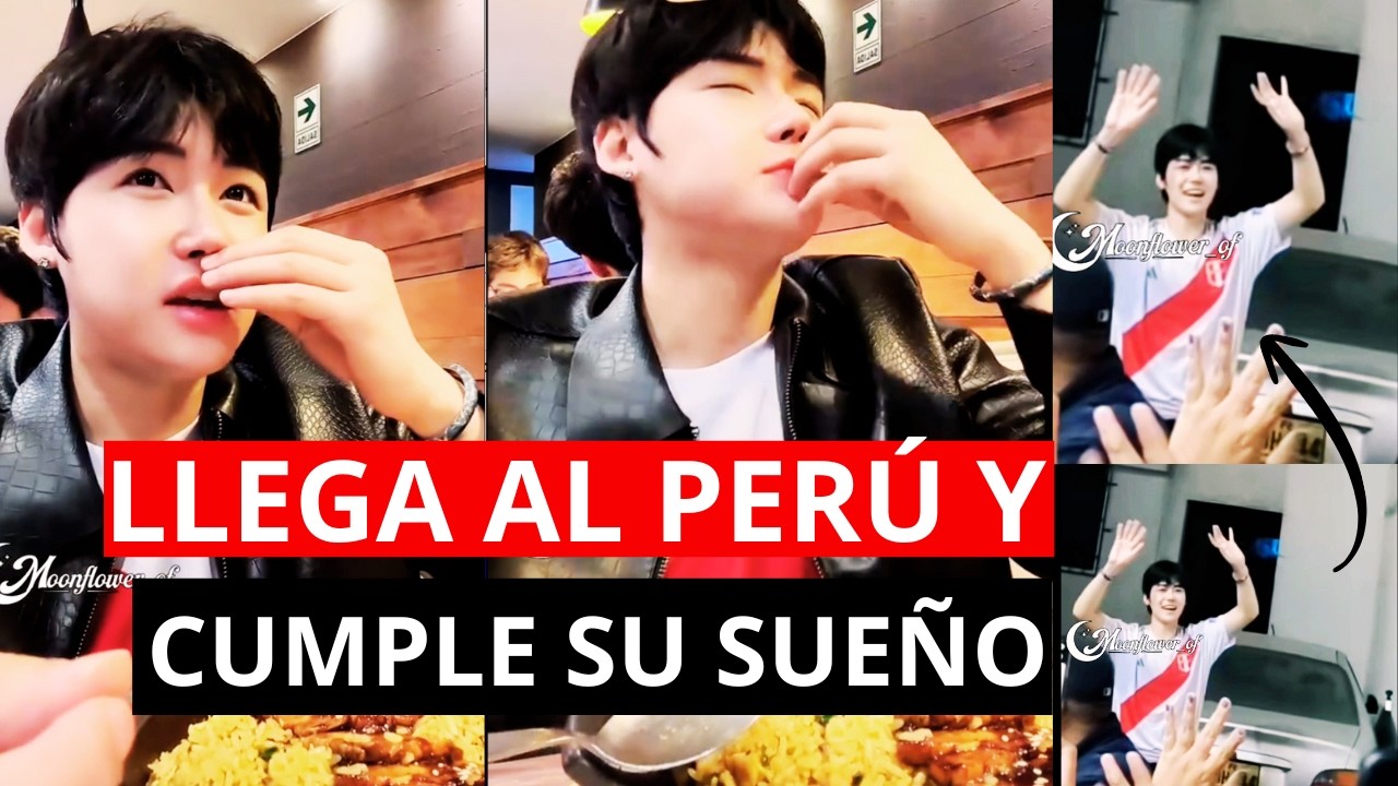 Famoso YUN de COREA  prueba CHAUFA y LÚCUMA Y queda en SHOCK en #perú