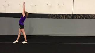Back walkover back handspring