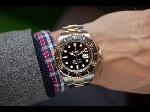 rolex sea dweller bi metal