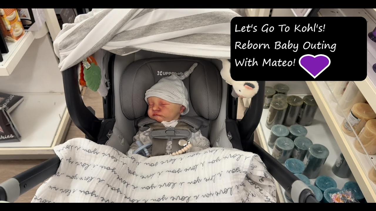 Let’s Go To Kohl’s! Reborn Baby Outing With Mateo!