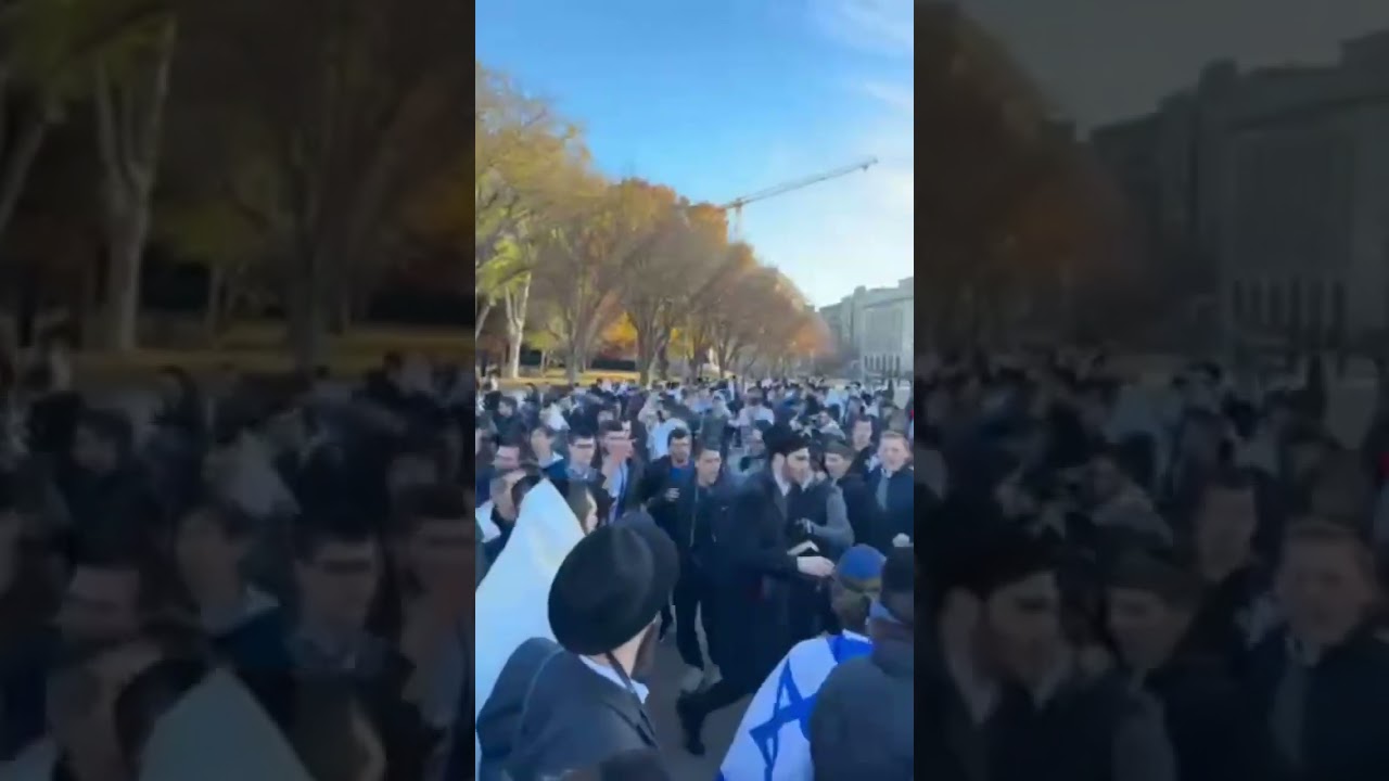 TODAY AT THE WHITE HOUSE: AM YISROEL CHAI❤️‍🔥