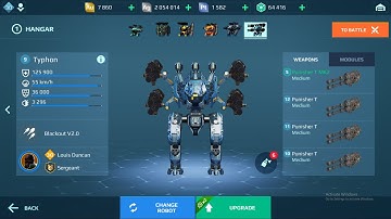 #WarRobots / TASK -12 SPACETECH/PUNISHERS THYPHOON   / Mito TheGamer