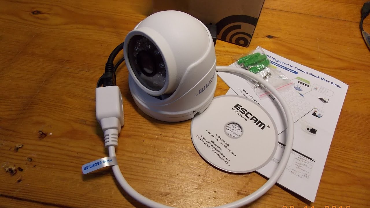 Escam QD520 + POE Splitter YouTube