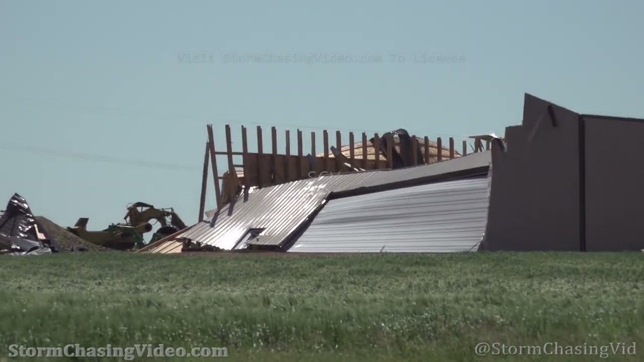 Extreme Wind Damage To Structures, Beach, ND - 7/10/2022