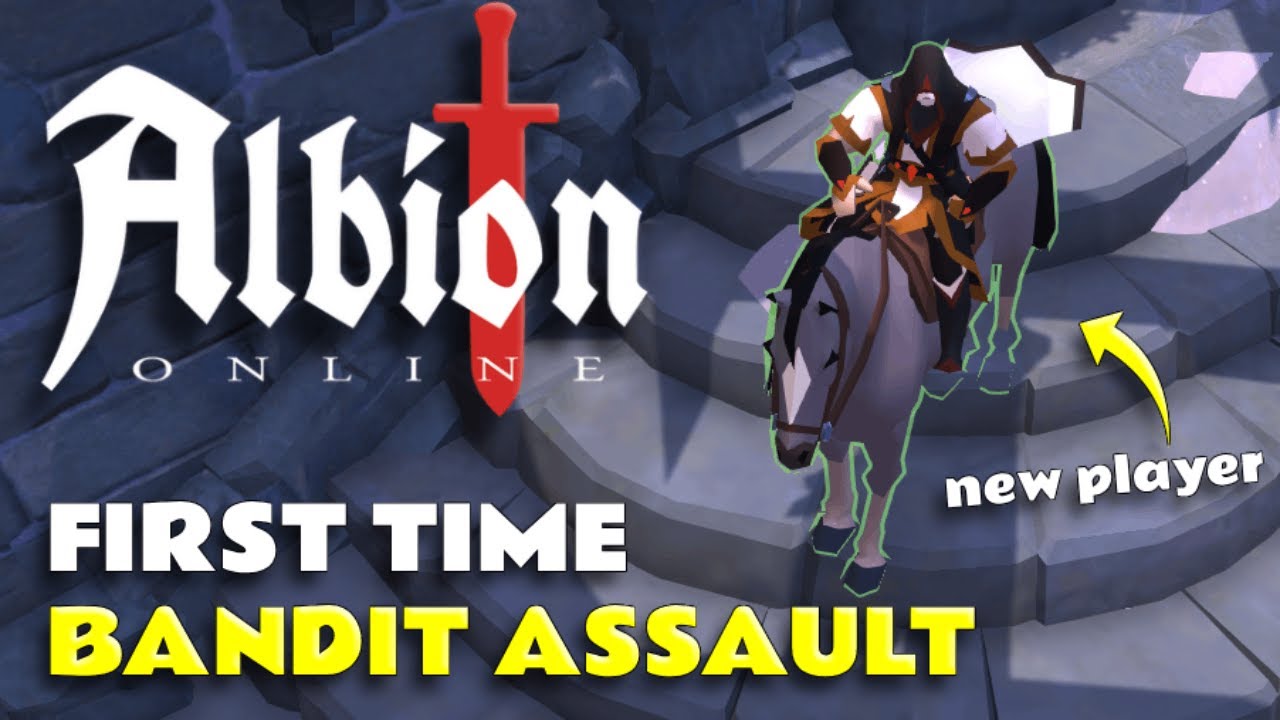 Первое нападение бандитов в Albion Online (как новый игрок)