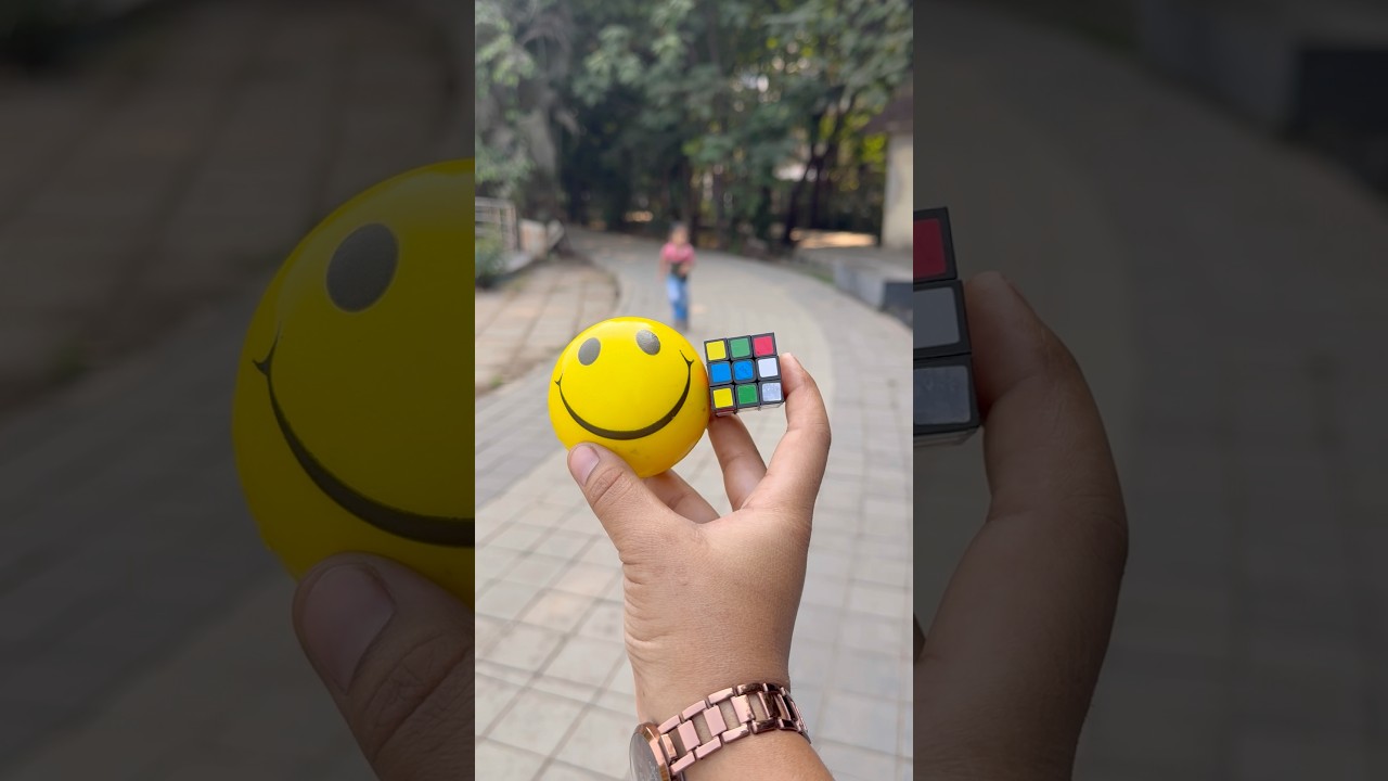 Smiley ball and Cube😍😀