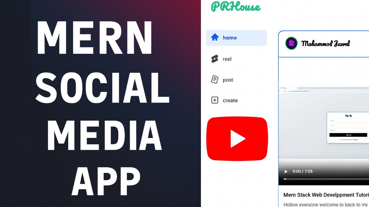 Mern Stack Social Media App with MongoDB, ExpressJS, NodeJS & React JS ...