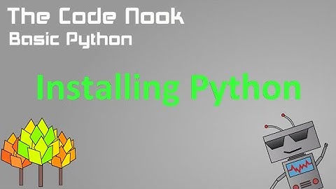Python Basics - Installing Python for Windows & Mac - 1