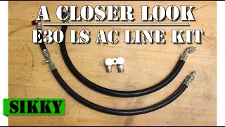 BMW E30 LS Swap AC Line Kit | SIKKY MANUFACTURING