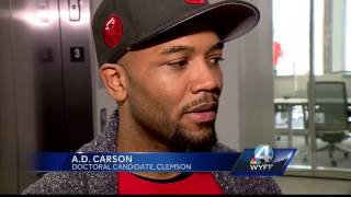 Clemson graduate student raps his way to a degree