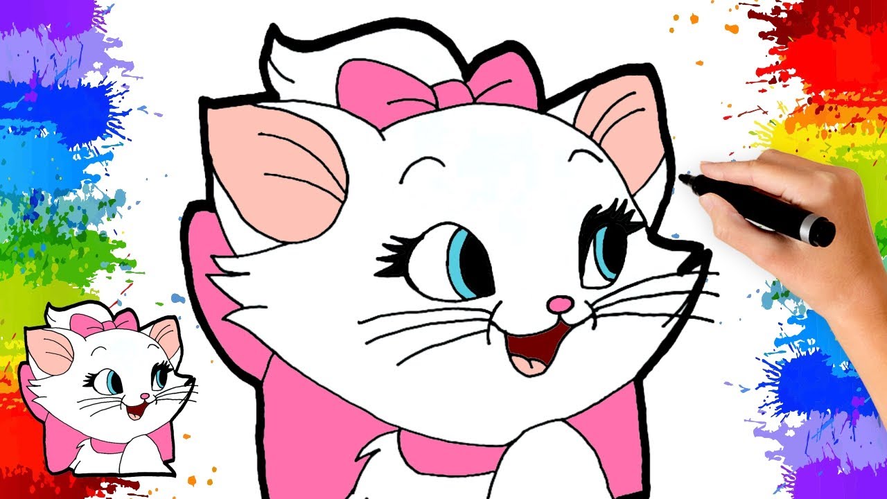 Imagens para Colorir da Gatinha Marie da Disney  Da gatinha marie, Gata  marie, Desenhos de gatos