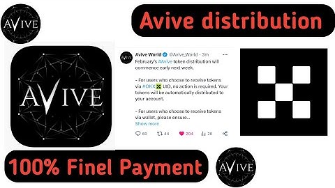 avive next withdrwal || avive next payment || avive next distribution || avive next payment date