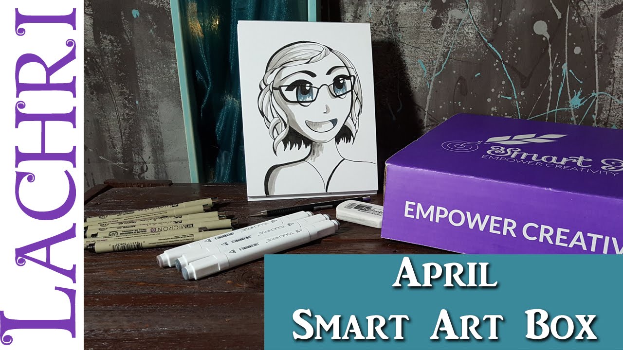 ⁣April 2016 Smart Art Box - Manga in ink and marker w/ Lachri