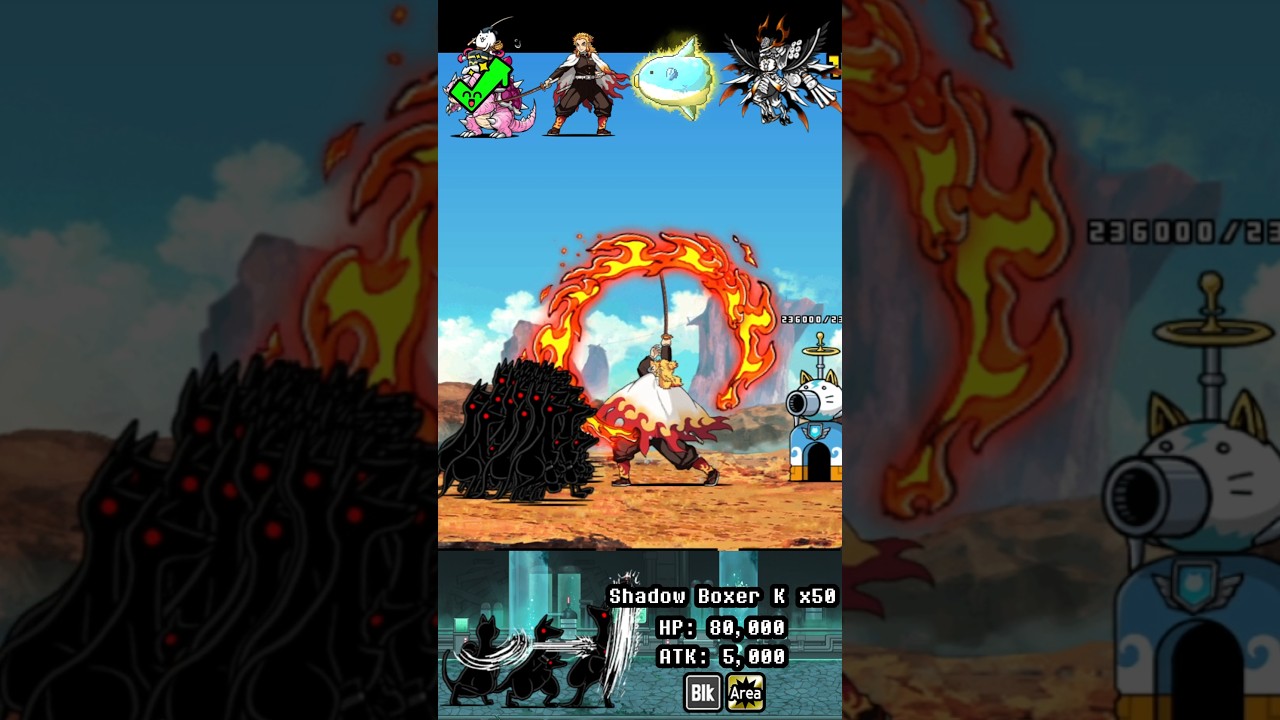 BOSS Shadow Boxer K The Battle Cats - YouTube