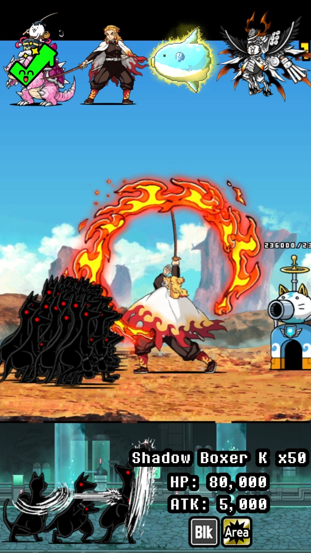 BOSS Shadow Boxer K The Battle Cats - YouTube