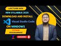 Setting up VS Code as Preferred Editor | Python Programming | CS306