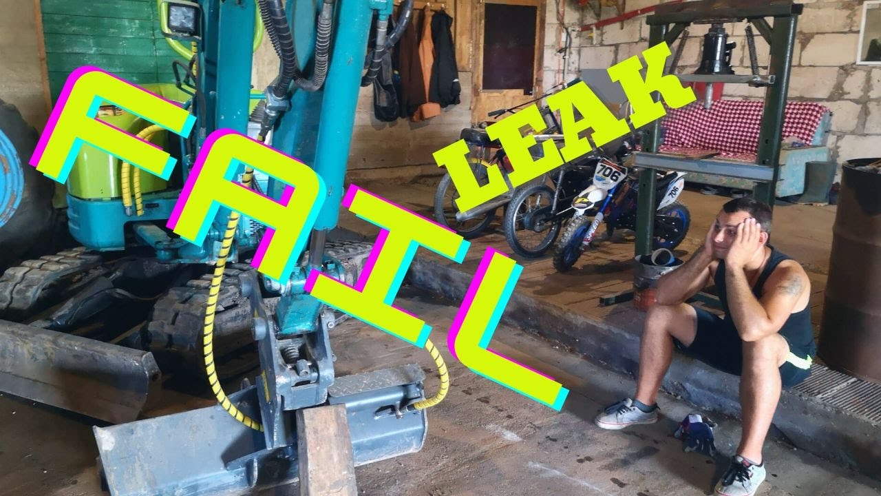 Hydraulics pump removal and installation Leak fix Yanmar VIO30 YouTube
