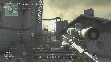 MW3: Cross Map no-scope hit-marker!!
