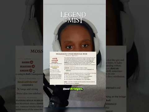 The Mossback Monster of Legend in the Mist TTRPG