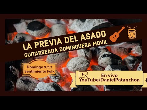 La previa del asado con Sentimiento Folk!!