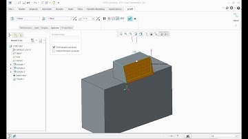 PTC CREO TUTORIAL - HOW TO USE DRAFT OPTION IN CREO - PART 1