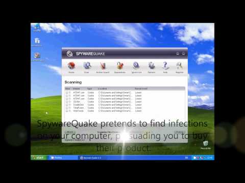 How SpywareQuake Infects your Computer