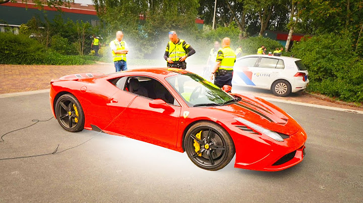 Ik mag niet meer in mijn Ferrari rijden…