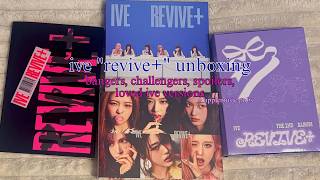 ive “revive+” unboxing ✧ bangers, challengers, spoilers, loved