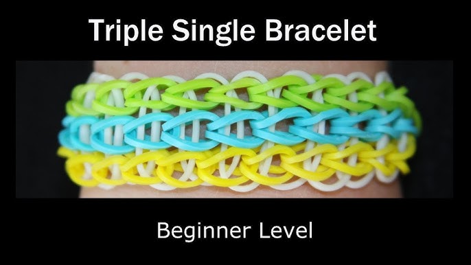 Rainbow Loom Waterfall (Triple Single) Bracelet : 8 Steps