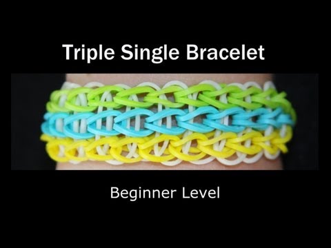 Rainbow Loom® Single Chain Bracelet - Lesson 1 