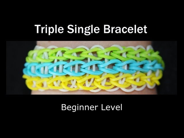 Lesson 1: Mini Rainbow Loom® video - Single pattern bracelet 