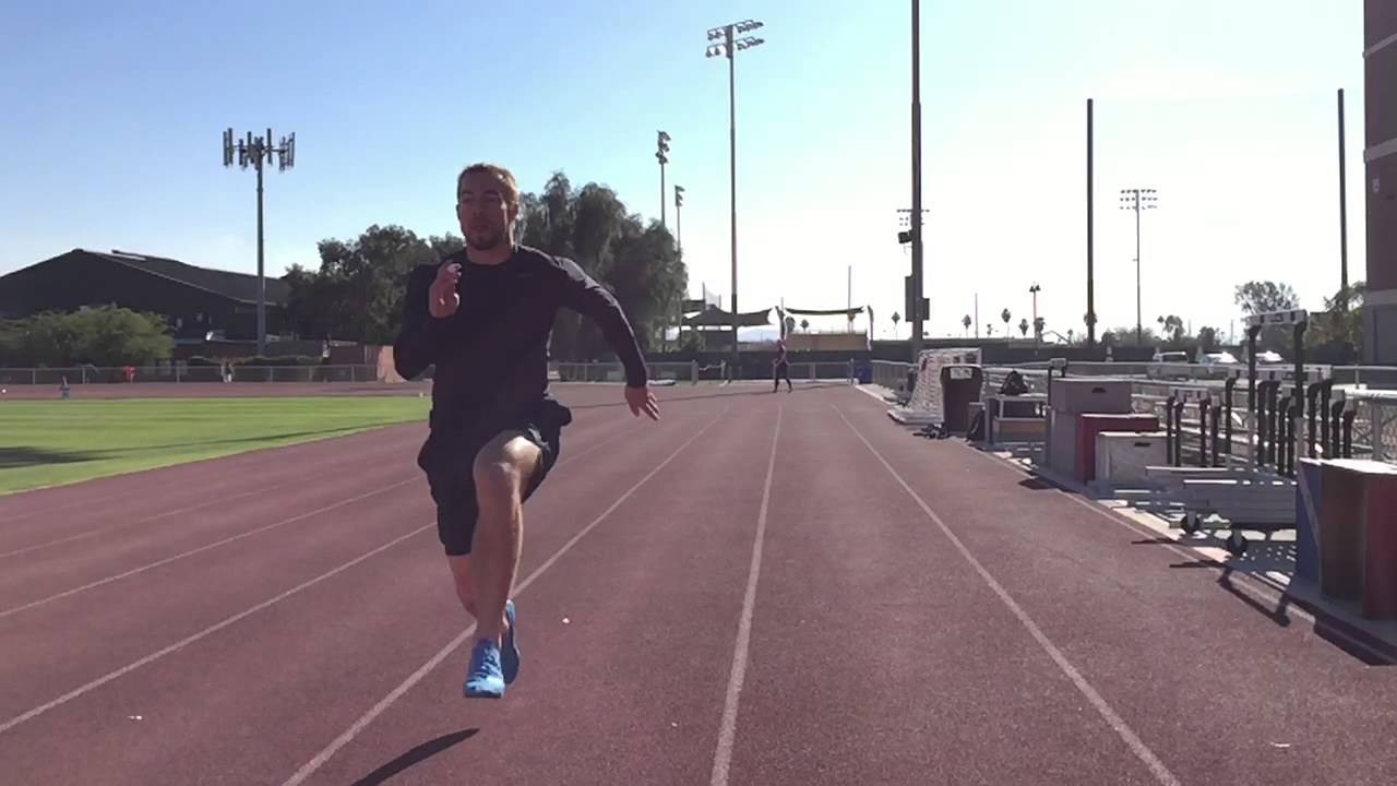 Slow Motion Sprint Frontal View Cody Bidlow YouTube