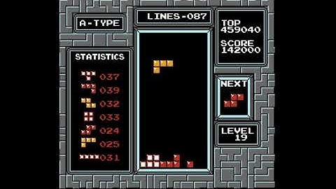NES Tetris First 19 Start Transition