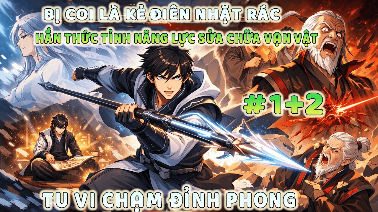 Bị Coi Là Kẻ Điên Nhặt Rác – Hắn Thức Tỉnh Năng Lực Sửa Chữa Vạn Vật Tu Vi Chạm Đỉnh Phong!! P1+2