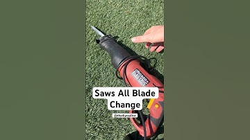 Chicago Electric Reciprocating Saw Blade Change | Saws All Swap | #saw #sawsall #blades