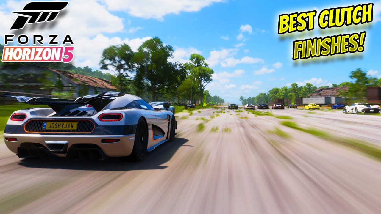 FORZA HORIZON 5! CLUTCH DRAG AND DIRT RACE FINISHES! YouTube