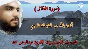 المصحف المعلم سورة التكاثر بصوت القارئ عبدالرحمن محمد