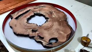 How to make Epoxy Resin Table : Design : (Ocean) | Cadvica Project : 1