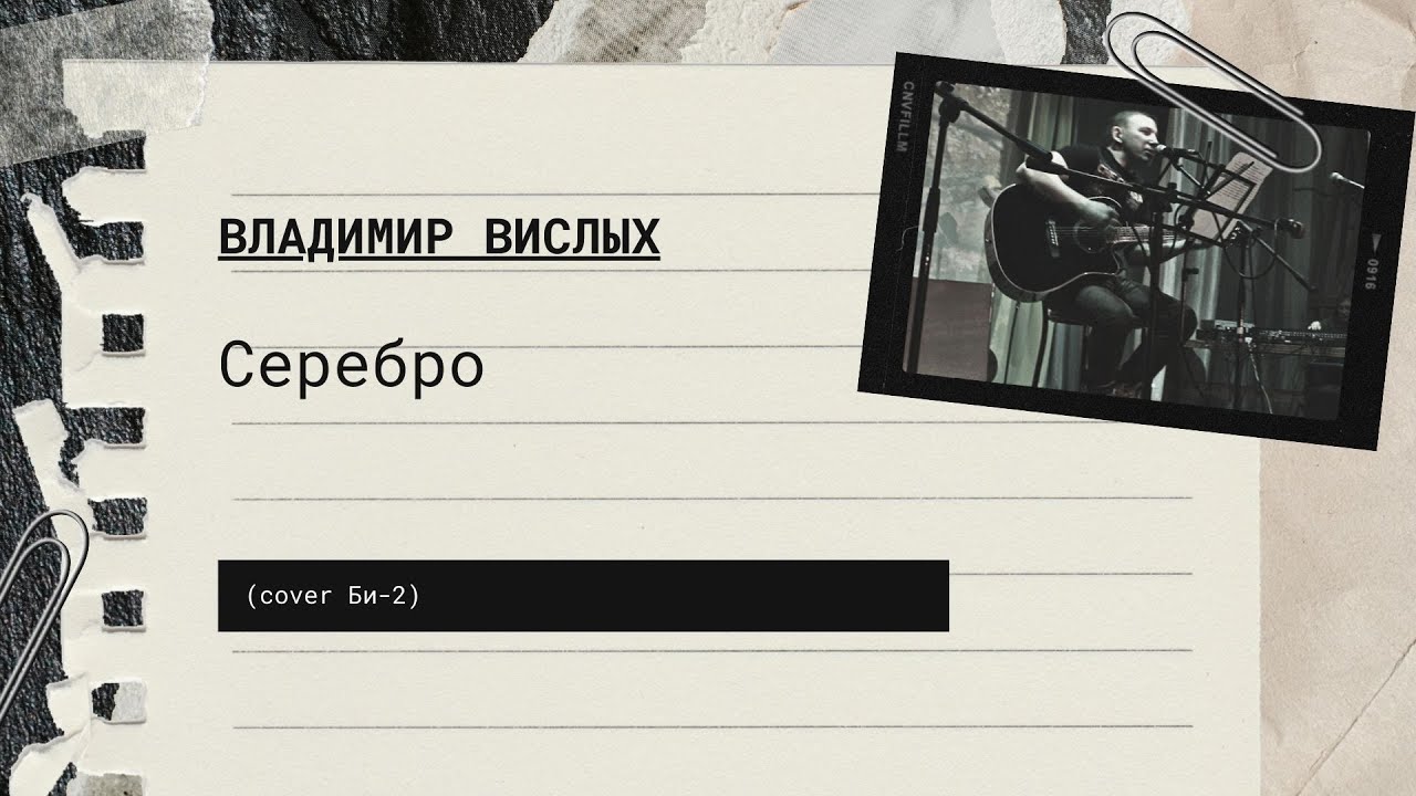 Владимир Вислых-Серебро (cover Би-2) - YouTube