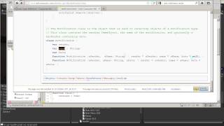 10  Sending data with the notification function