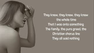 Taylor Swift - Cassandra Lyrics